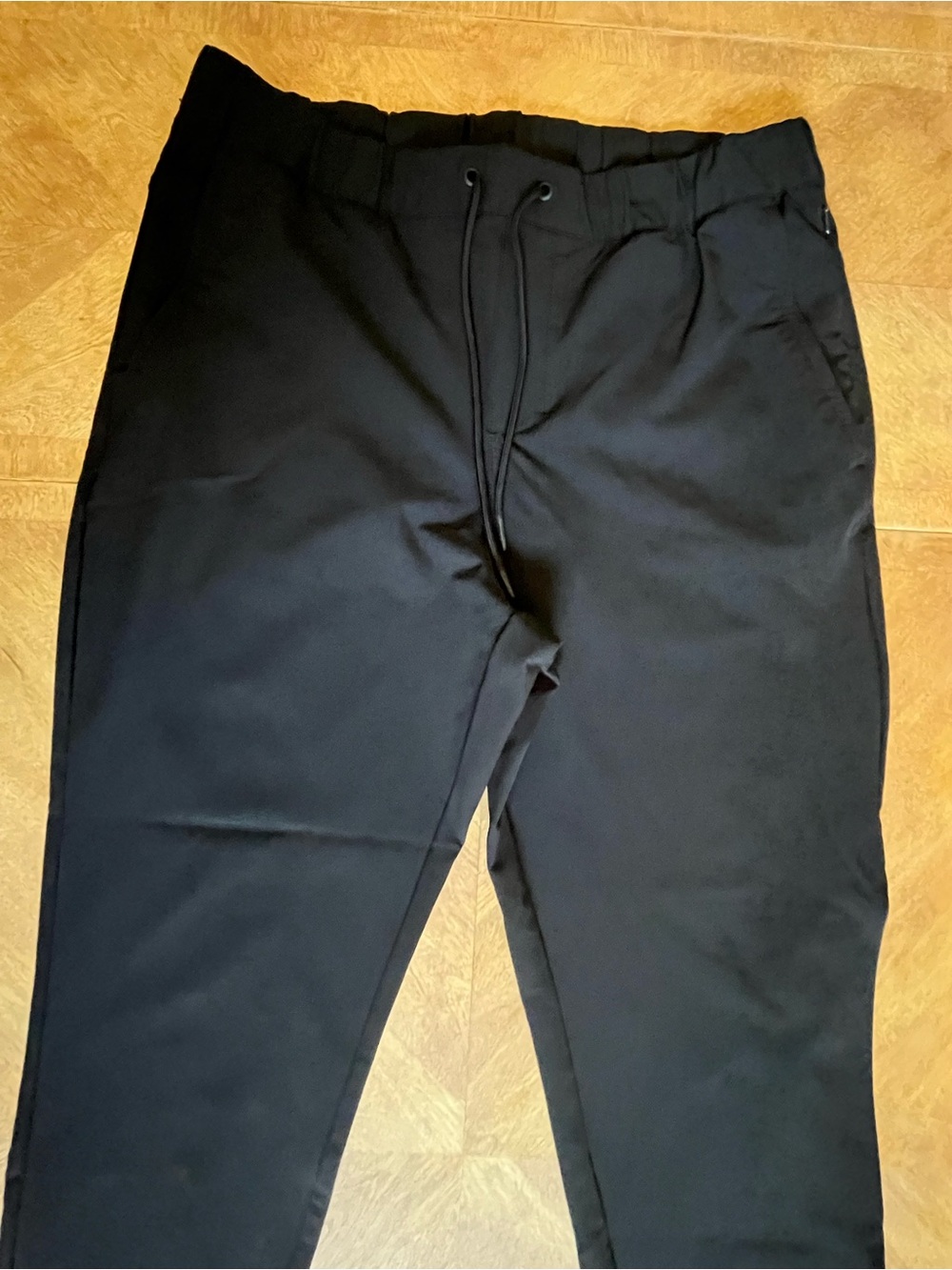 π€ Old Navy Black Slim Jogger Menβs L | Zip Pocket | Ribbed Cuff | Clean - Picture 2 of 11